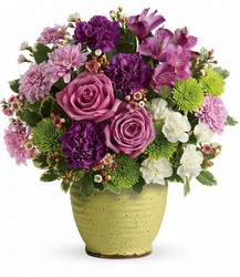 Teleflora's Spring Speckle Bouquet from Arjuna Florist in Brockport, NY